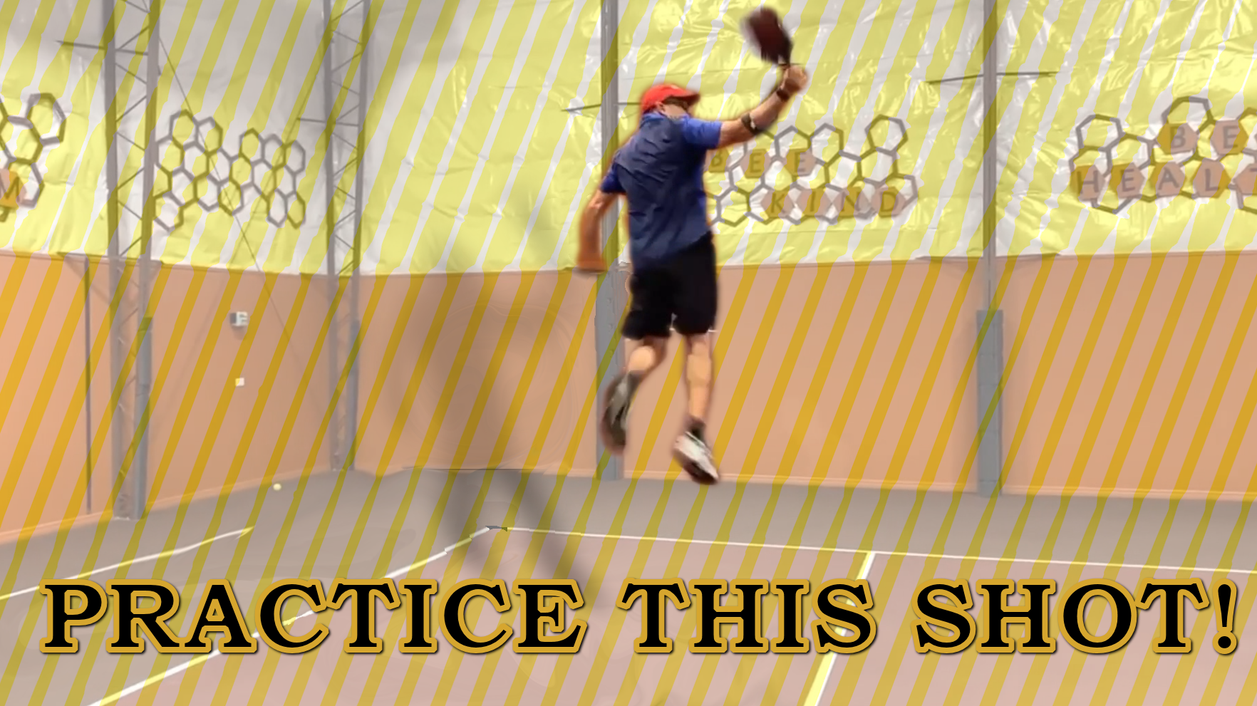 Hitting the backhand overhead shot in Pickleball